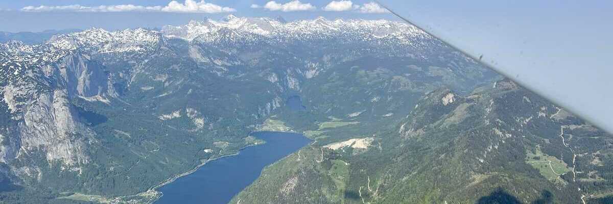 Flugwegposition um 14:50:08: Aufgenommen in der Nähe von Gemeinde Bad Aussee, 8990 Bad Aussee, Österreich in 2363 Meter